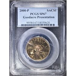 2000-P  SACAGAWEA DOLLAR  PCGS SP-67