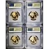 Image 2 : 2007-S 4-COIN PRESIDENTIAL SET  ICG PR-70 DCAM