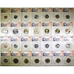 2014-P & D 28-COIN MINT SET  ANACS SP-68