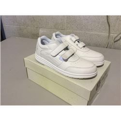 P.W Minor White/Calfskin Performance Walker Velcro Women