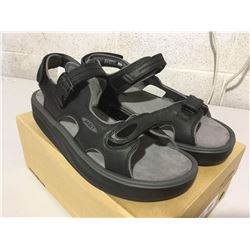 MBT Kisumu Black 11.5 Leather Sandal