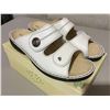 Image 1 : Finn Comfort 2550 Sansibar White Linen Sandal Size 42
