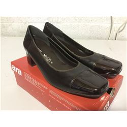 Ara Evan Brown Fabric w/ Bronze Tip Size 9