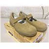 Image 1 : Apex Taupe One Strap Shoe 9W (Extra inserts)