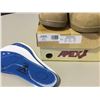 Image 2 : Apex Taupe One Strap Shoe 9W (Extra inserts)