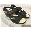 Image 1 : Mobils Ergonomic Black Two Strap Sandal 5