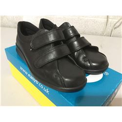 Easy B Orthopedic Velcro Fife Black Shoe 4