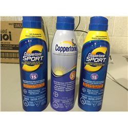 Lot of Coppertone Spray Sunscreen (3 x 177ml)