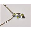 Image 2 : $120 Silver Peridot Pendant Necklace