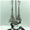 Image 2 : $200 Siver Onyx Earrings (app 25g)