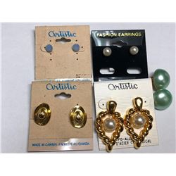 Lot of 5 High Fashion Earrings