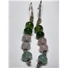Image 2 : $140 Silver Multi Gemstone Earrings (app4.5g)