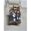 Image 1 : $300 10 KT Gold CZ Pendant (6mm)