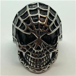 $100 Heavy Stainless Steel Skull Ring (app 20g)