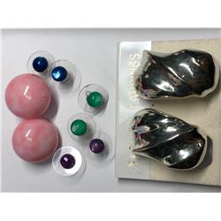 Lot of 5 High Fashion Earrings