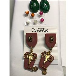 Lot of 5 High Fashion Earrings