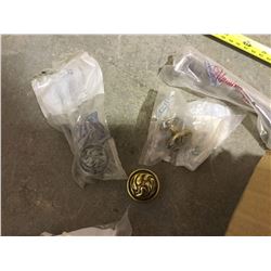 Lot of Burnished Brass Knobs (1 1/4inch)