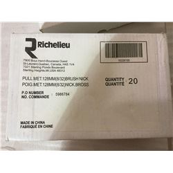 Lot of Richelieu Brushed Nickel Pulls (128 mm x 20)