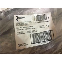 Lot of Richelieu Chrome Pulls (160 mm x 10)