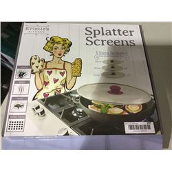 Set of 3 Splatter Screens