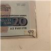 Image 3 : Uncirculated CRISP BULGARIAN 20 AEBA Note Serial A3 9481150