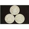 Image 2 : 1960-D,62-D & 63-D FRANKLIN HALF DOLLARS