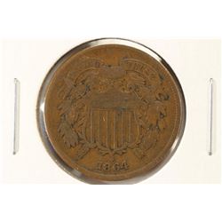1864 US TWO CENT PIECE