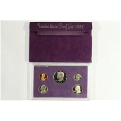 1987 US PROOF SET (WITH BOX)
