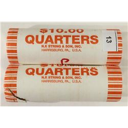 2-$10 ROLLS OF 2010-P & D HOT SPRINGS N.P.