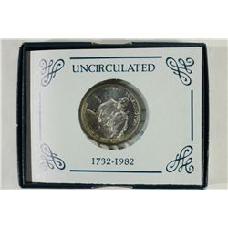 1982-D GEORGE WASHINGTON COMMEMORATIVE SILVER