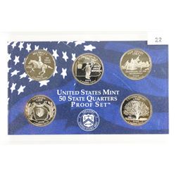 1999 US 50 STATE QUARTERS PROOF SET NO BOX