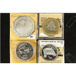 4 ASSORTED CANADA TRADE DOLLARS BRILLIANT UNC
