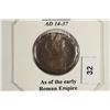 Image 3 : 14-37 A.D. TIBERIUS ANCIENT COIN