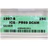 Image 3 : 1997-S WASHINGTON SILVER QUARTER ICG PR69 DCAM