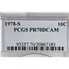 Image 3 : 1978-S ROOSEVELT DIME PCGS PR70 DCAM