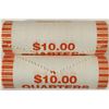 Image 1 : 2-$10 ROLLS OF 2009-P GUAM QUARTERS BRILLIANT UNC