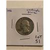 Image 1 : 1956 Washington Silver Quarter Dollar Nice Early US Coin