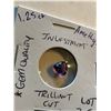 Image 1 : Rare 1.25 Carat Amethyst Investment *GEM QUALITY* Tested Natural Trilliant Cut