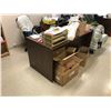 Image 2 : 2 MAPLE BOOKSHELVES,& 2 DARKWOOD OFFICE DESKS