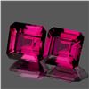 Image 1 : Natural Raspberry Pink Rhodolite Garnet Pair - FL