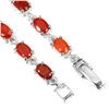 Image 3 : NATURAL AA ORANGE FIRE OPAL OVAL Bracelet