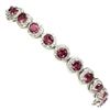 Image 1 : Natural Top Rich Pink Tourmaline Bracelet
