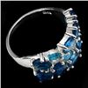 Image 3 : Natural AAA Paraiba Blue Apatite Ring