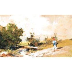Neogrády, Antal  Galsa, 1861 - Alag, 1942  Girl a