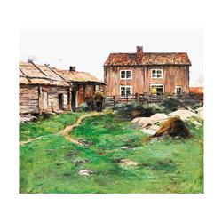 Esther Kjerner  1873 - 1952  Swedish Farm