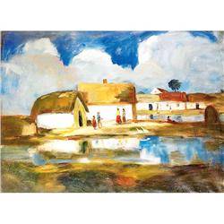 Iványi Grünwald, Béla shop painting  Farm  