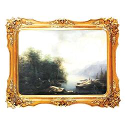 Lang, Auguszt  1839 - 1895  Landscape in Tyrol   