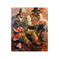 Rozs, János  Pápa, 1901 - 1987  Peasants Eating M