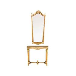 Console Table with Wall Mirror
