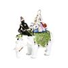 Image 1 : Figurine - Lady Sitting on an Elephant with Sarac